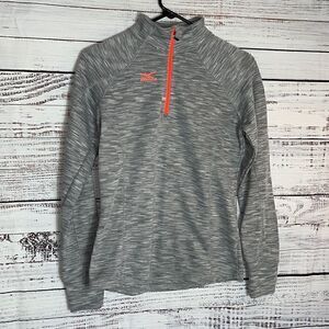 Mizuno Sweatshirt Womens Size Small quarter zip‎ pullover thumb hole Running